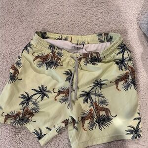 YoungLA Safari Print Swim Shorts
